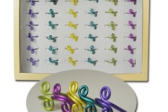 Bulk Lots: 324 pcs-Neon Toe Ring with Display-$0.30 pcs