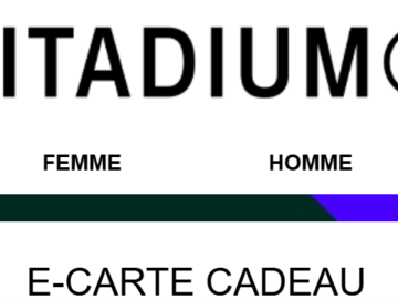 Vente: e-Carte cadeau CITADIUM (260€)