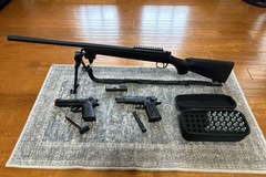 Selling: VSR-10 Clone + Two CO2 Pistols