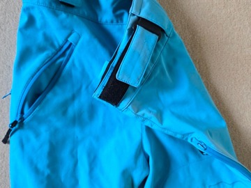 Winter sports: Ladies blue Comptoir des Montagnes salopettes XS/ UK size 8 