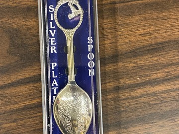 Bulk Lots: 50 pcs-Silver Finished Washington DC Collectible Spoons-$2 pc