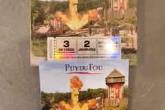 Vente: Billets Puy du Fou 2026 - 2 jours - 2 adultes et 1 enfant (221€)