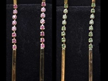 Bulk Lots: 50 pairs-Swarovski Rhinestone Dangle Earrings--$1.99 pair