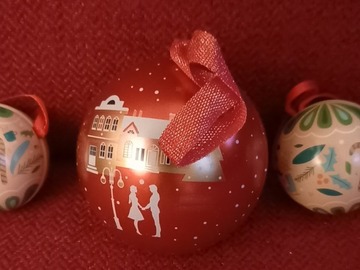 Vente: 6 BOULES DE NOEL A GARNIR