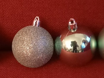 Vente: 6 BOULES DE NOEL VERTES