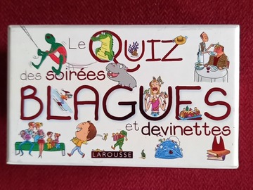 Vente: QUIZZ EN SOIREES DE BLAGUES ET DEVINETTES