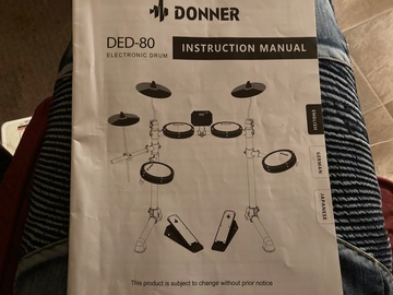Selling with online payment: Donner DED-80 electronic drums