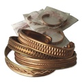 Bulk Lots: 100 pcs-Healing Copper Cuff Bracelets w/magnets-$0.99 pcs