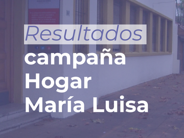 Radar: Resultados Campaña Hogar María Luisa