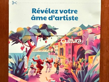 Vente: Carte cadeau Cultura - Cours Créatifs & Musicaux (150€)