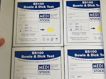 Nieuwe apparatuur: Bowie & Dick Test E5100 - stoomautoclaaf - ISO 11140