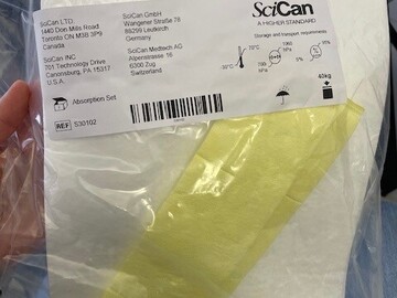 Nieuwe apparatuur: SciCan Absorption Set (REF S30102)