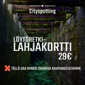 Offering (company listing): Cityspotting® LAHJAKORTTI (vapaavalintainen kaupunki)