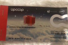 Vente: Chèques cadeaux UP Cadhoc (100€)
