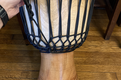 Selling with online payment: Goatskin handmade djembe from Mali