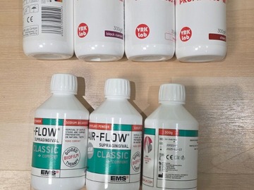 Nieuwe apparatuur: EMS classic poeder 90 euro.