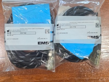 Nieuwe apparatuur: EMS water en lucht aansluitingen.  140 euro.