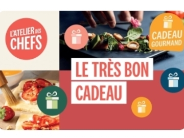 Vente: e-Cartes cadeaux l'Atelier des chefs (150€)