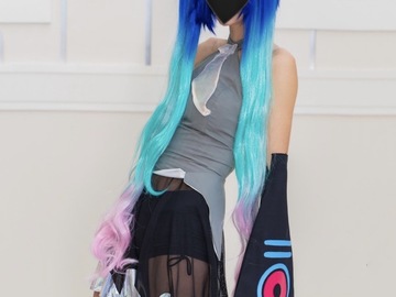 Selling with online payment: Ghost Miku cosplay