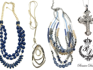 Bulk Lots: 36 Premier Necklaces - 12 Different Styles