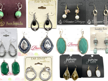Bulk Lots: 100 Pair Closeout Earrings -Lots of different styles