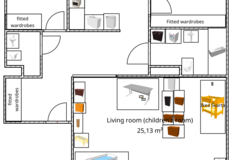 Renting out: Furnished 3-room appartment in Pikku-Huopalahti, Jan 13–May 20