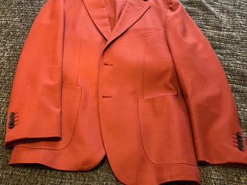 Selling with online payment: WORN TWICE, AMAZING RUST SUIT