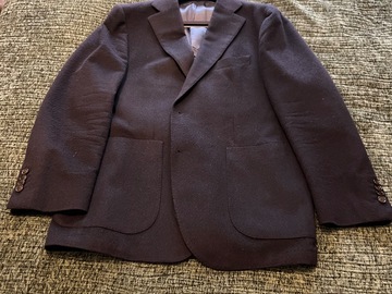 Selling with online payment: AMAZING HAVANA CASHMERE BLAZER