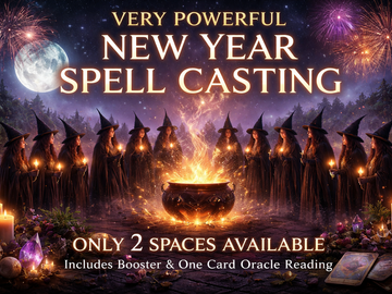 Selling: Powerful New Year Spell + Oracle Card Reading + BOOSTER