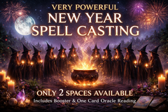 Selling: Powerful New Year Spell + Oracle Card Reading + BOOSTER