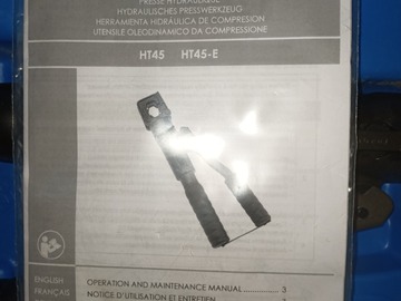 À vendre: Pince à sertir hydraulique manuelle Cembre HT 45-E 