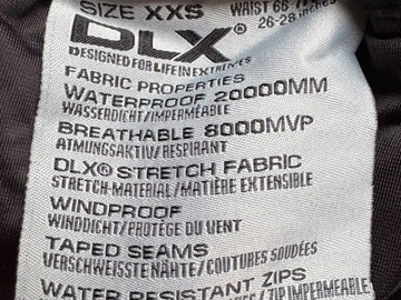 Winter sports: Orange ski trousers 