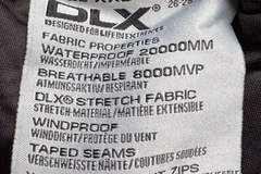 Winter sports: Orange ski trousers 