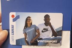 Vente: Carte cadeau Intersport (150€)