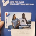 Vente: Carte cadeau Intersport (150€)