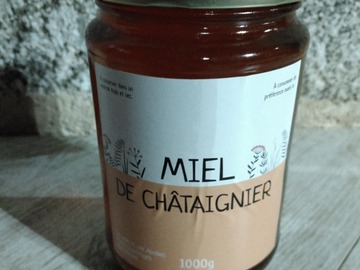 Les miels : Miel de châtaignier des Cévennes Ardéchoise 