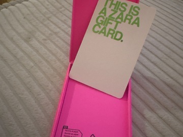Vente: Carte cadeau Zara (150€)