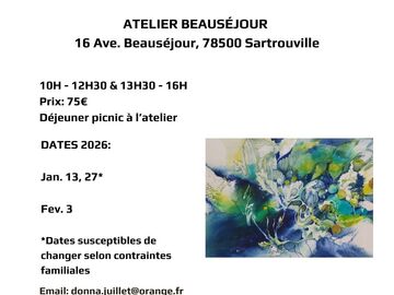 Offering: Stages d'aquarelle créatif - Creative Watercolour classes