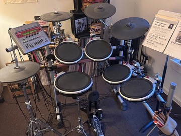 Selling with online payment: Used Yamaha DTXtreme IIs Electronic Drumset