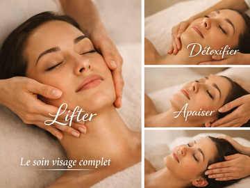 Offering: Kobido, drainage lymphatique du visage et massage crânien