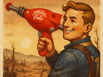 Selling with online payment: Nuke Cola Fallout blaster
