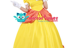 Selling with online payment: Princess Daisy Super Mario Costume+Wig [M]
