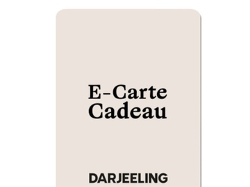Vente: e-Carte cadeau Darjeeling (100€)