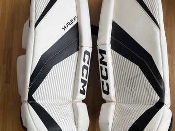 Verkaufen mit Online-Zahlungen: CCM Torwart Schiene YFlex 3 Bambini weiss-schwarz