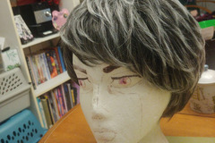 Selling with online payment: Short Grey Wig