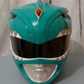 Selling with online payment: Green power Ranger Helmet + Shield