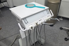 Gebruikte apparatuur: Stand alone Finndent unit met bekabelde pedaal