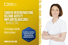 Kurs: Zabiegi regeneracyjne oczami asysty implantologicznej - warsztat