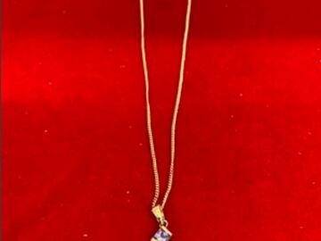 Bulk Lots: 24 pcs-Sterling Silver Vermeil Jewelry Pendant-18" chain-$6.99ea