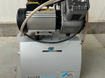 Gebruikte apparatuur: Dürr Dental Compressor 2 cilinder